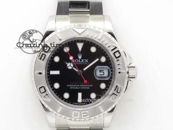0801 Cozy Yacht-Master 42mm 226659 TEDF 1:1 Best Edition 3D Black Ceramic Bezel on Oysterflex Strap VS3235 (Gain Weight) 1675